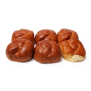 Babka Fresh 6 Pk Egg Challah Rolls