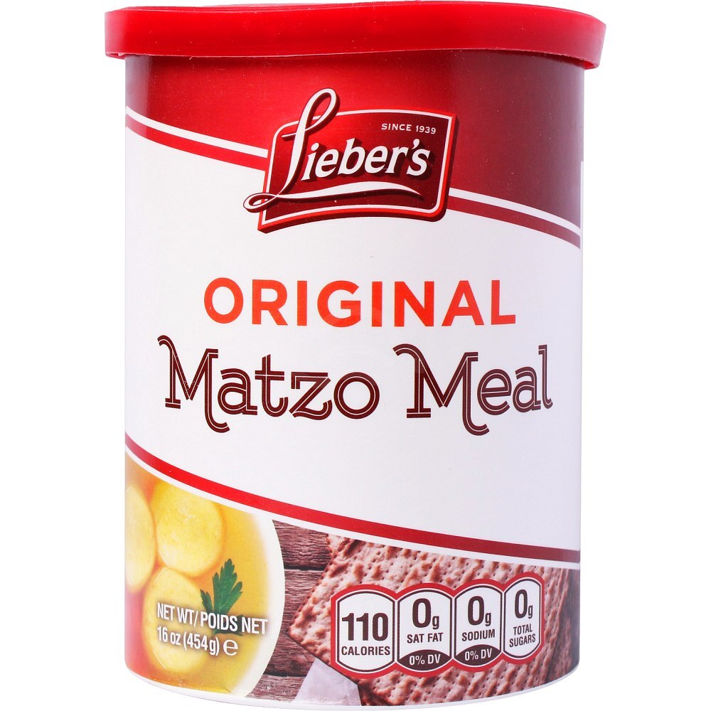 Liebers Matzo Meal, Matza, 16 Oz | Kosher West - Grocery Delivery