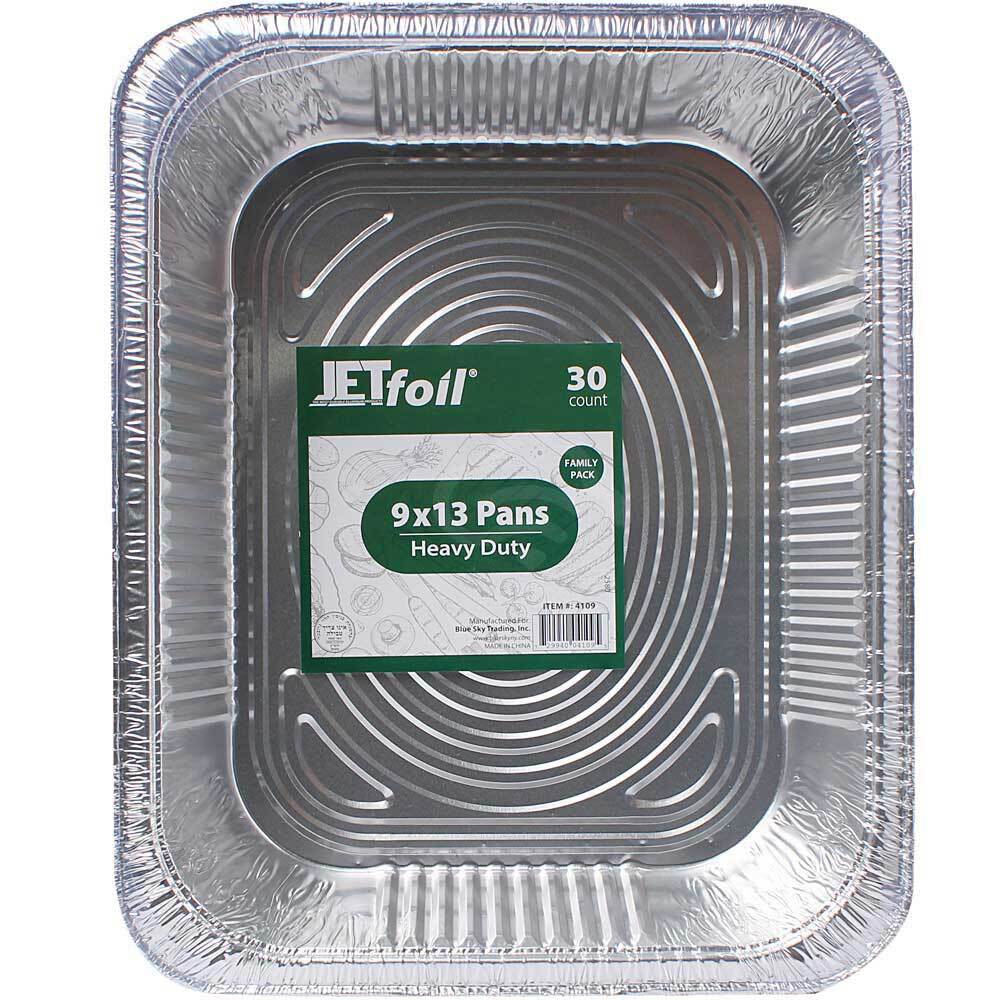 Jet Foil Heavy Duty 9x13 Pans, 30 Ct  Kosher West - Grocery Delivery In  The Lakewood Area