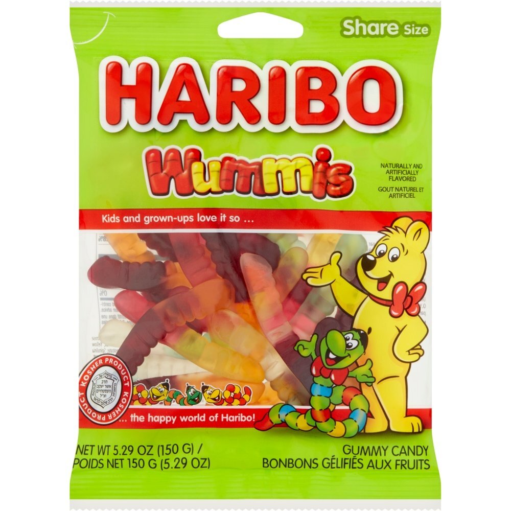 Paskesz Haribo Rattle Snakes Gummi Candy, 5.29 Oz