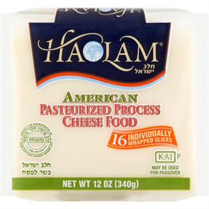 Haolam American Cheese 16 Slice, 12 Oz