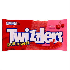 Twizzlers Pull & Peel Cherry, 14 Oz