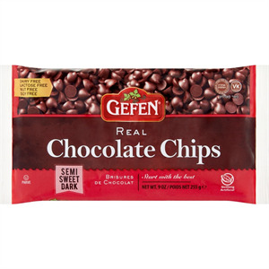 Gefen Chocolate Chips Real Semi-Sweet, 10 Oz