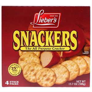 Lieber's Snackers Salted, 13.7 Oz