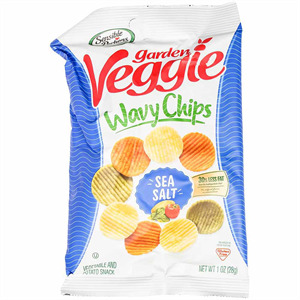 Sensible Veggie Wavy Chips Sea Salt, 1 Oz