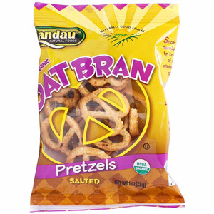 Landau Oatbran Salted Pretzels, 1 Oz