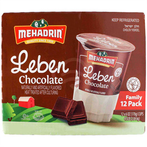 Mehadrin Chocolate Leben - 6 Oz, 12 Pk