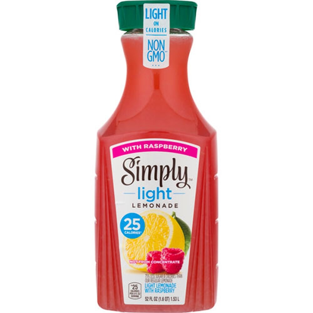 Simply Light Lemonade Raspberry, 52 Oz