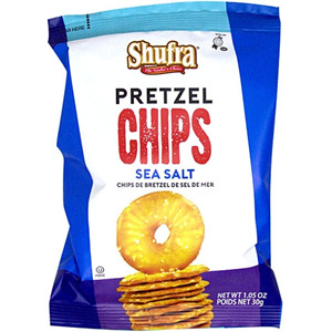 Shufra  Pretzel Chips Sea Salt, 1.05 Oz