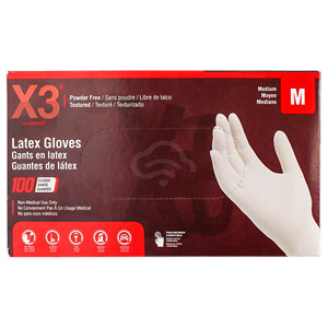 Ammex Gloves Latex M