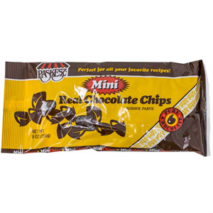 Paskesz Chocolate Chips Real Mini, 9 Oz