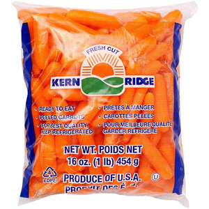 A&J Peeled Mini Carrots, 16 Oz