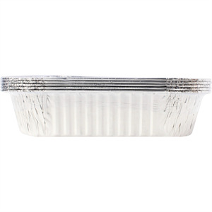 Kitchen Collection 8" Square Aluminum Foil Pans, 5 Pk