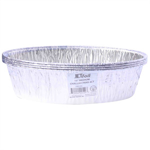 Jet Foil, 3Lb Oval Challah Pans, 4 CT