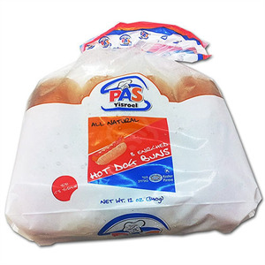 Pas Hot Dog Buns, 12 Oz