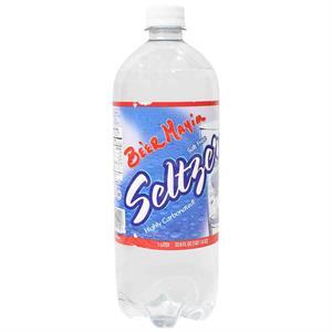Beer Mayim Seltzer Plastic, 33.8 Oz