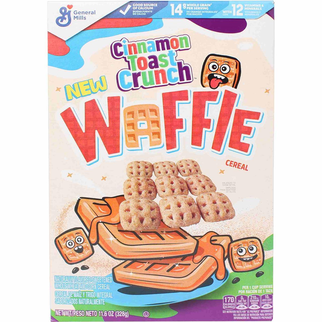 General Mill Cinnamon Toast Crunch Waffle Cereal, 11 Oz Kosher